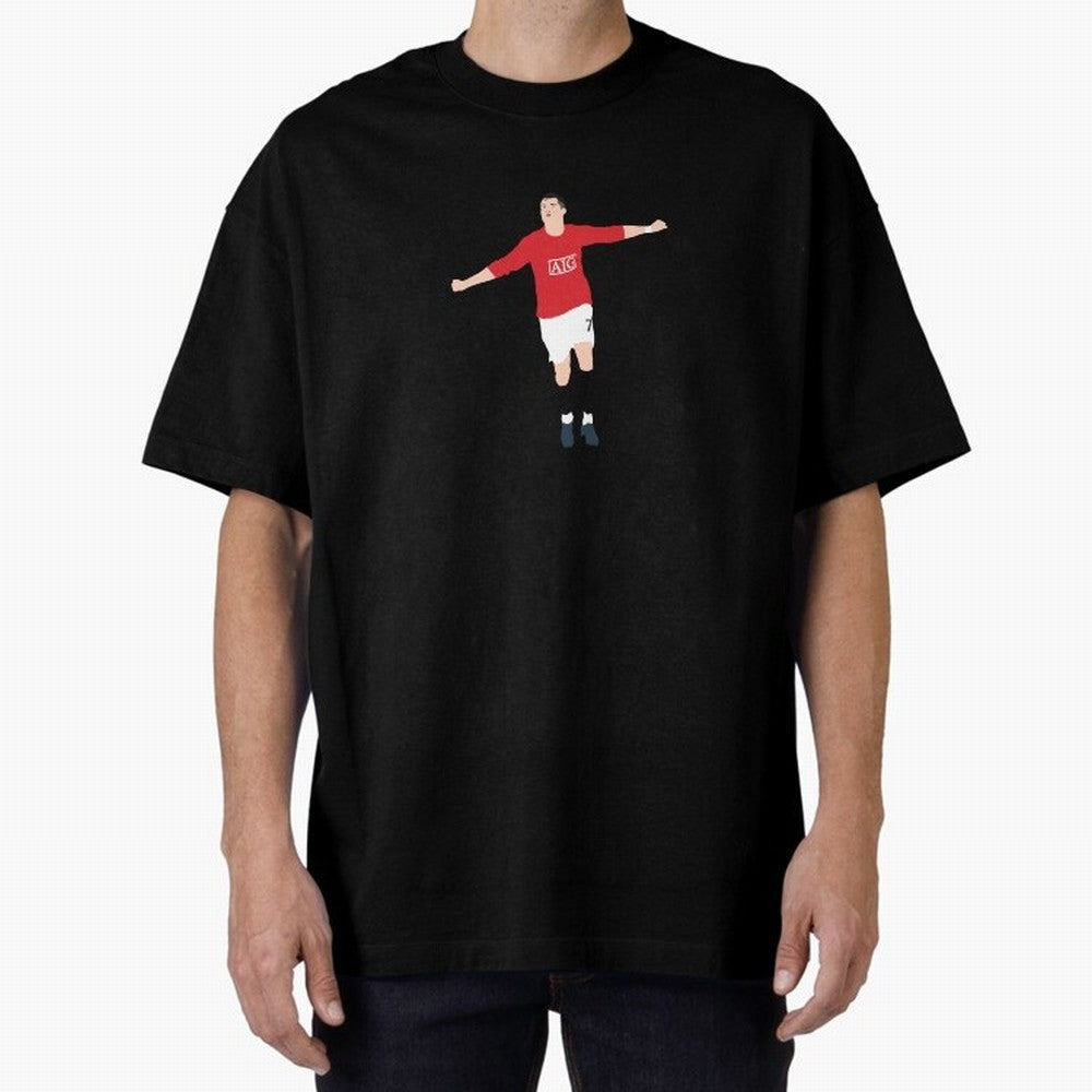 Vintage Cristiano Ronaldo Oversized T-Shirt Show Your Tournament Heart for FIFA World Cup 2026 Group Stage for Fans of Mbappe and Neymar and Portugal, Spain and Germany, Bringing Fan Favorite Moments, National Team Passion, Big Match Drama and