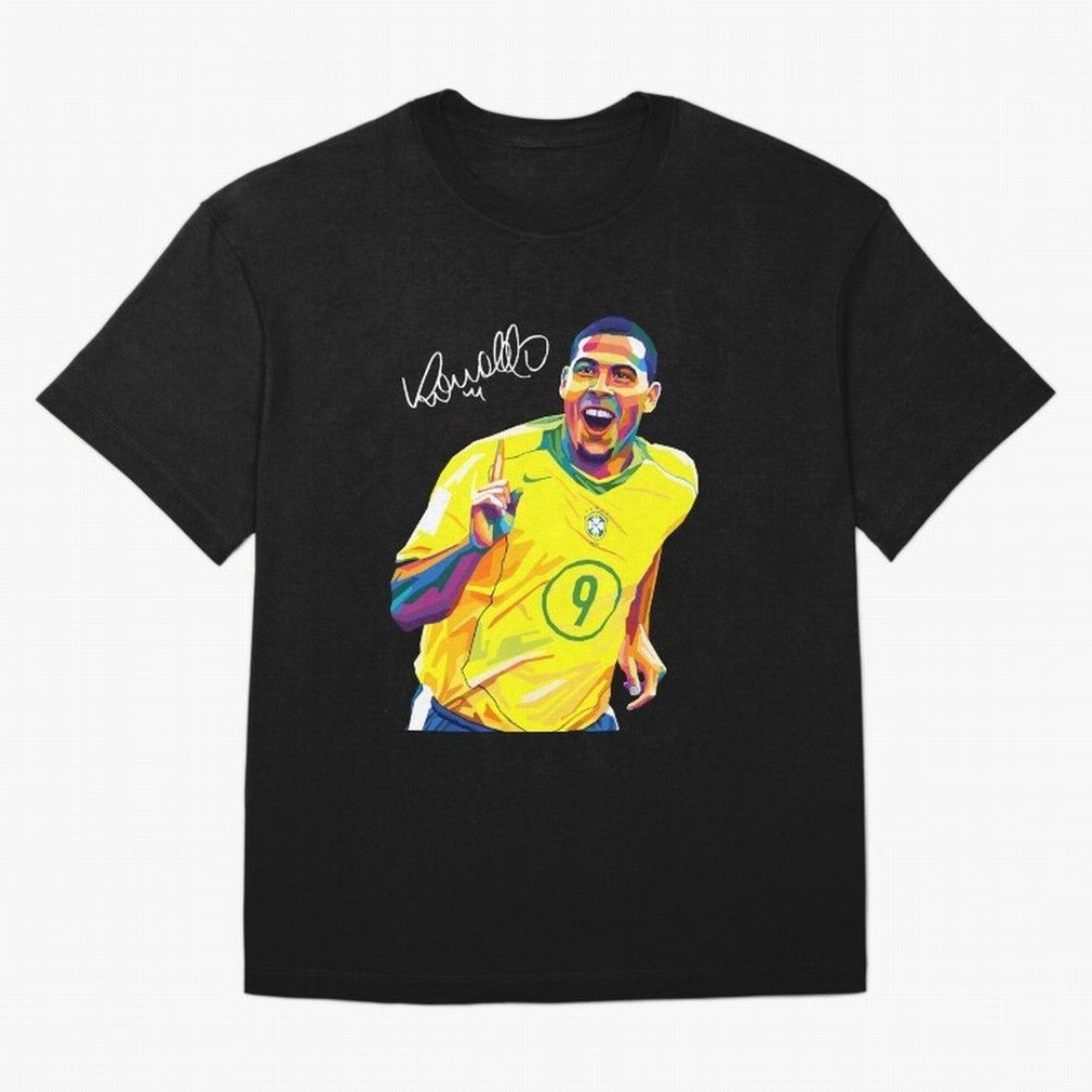 Ronaldo 9 Wpap Pop Art Oversized T-Shirt Bring Home FIFA World Cup 2026 for Fans of Messi and Portugal, Bringing Worldwide Fan Energy, Dramatic Goals, Stadium Lights and Championship Celebrations; Ideal for Football Dads, Football Moms, Friends,
