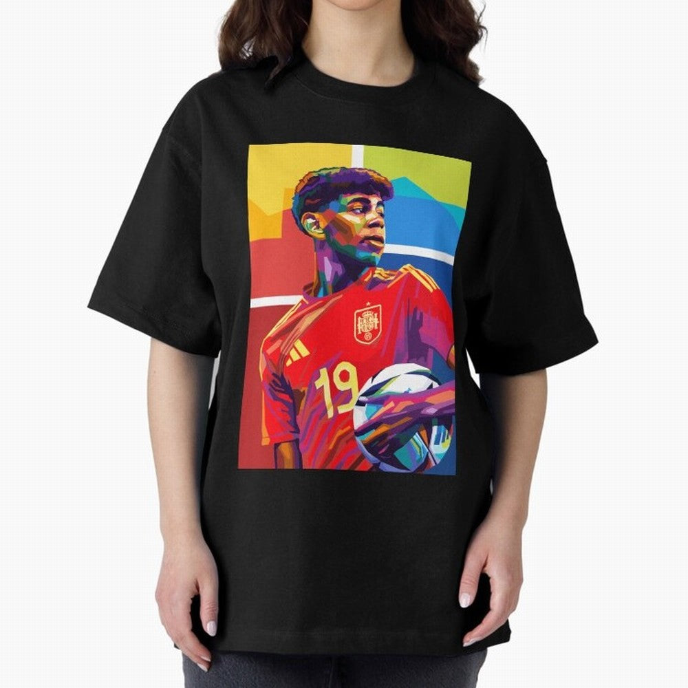 Lamine Yamal Football Wpap Art Classic T-Shirt Honor the Football Icons of FIFA World Cup 2026 Group Stage for Fans of Messi, Neymar and Mbappe and Germany, Bringing Fan Favorite Moments, National Team Passion, Big Match Drama and Soccer History;