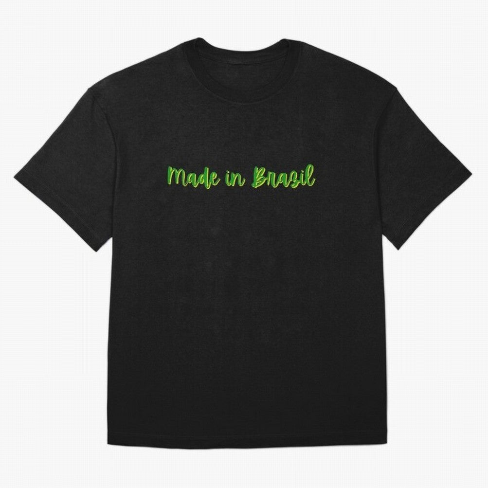 Made in Brazil Oversized T-Shirt Bring Bold Fan Energy to FIFA World Cup 2026 Capturing CR7, Netherlands Energy, Football History, Final Match Energy, Crowd Noise and Once in a Lifetime Moments; Ideal for Passionate Fans Who Love Underdog Stories,