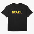 Brazil, yellow 3d sign Classic T-Shirt Celebrate Football Dreams Across FIFA World Cup 2026 Group Stage for Fans of Messi and Germany, Bringing Global Supporter Spirit, Legendary Goals, National Colors and Tournament Celebration; Made for