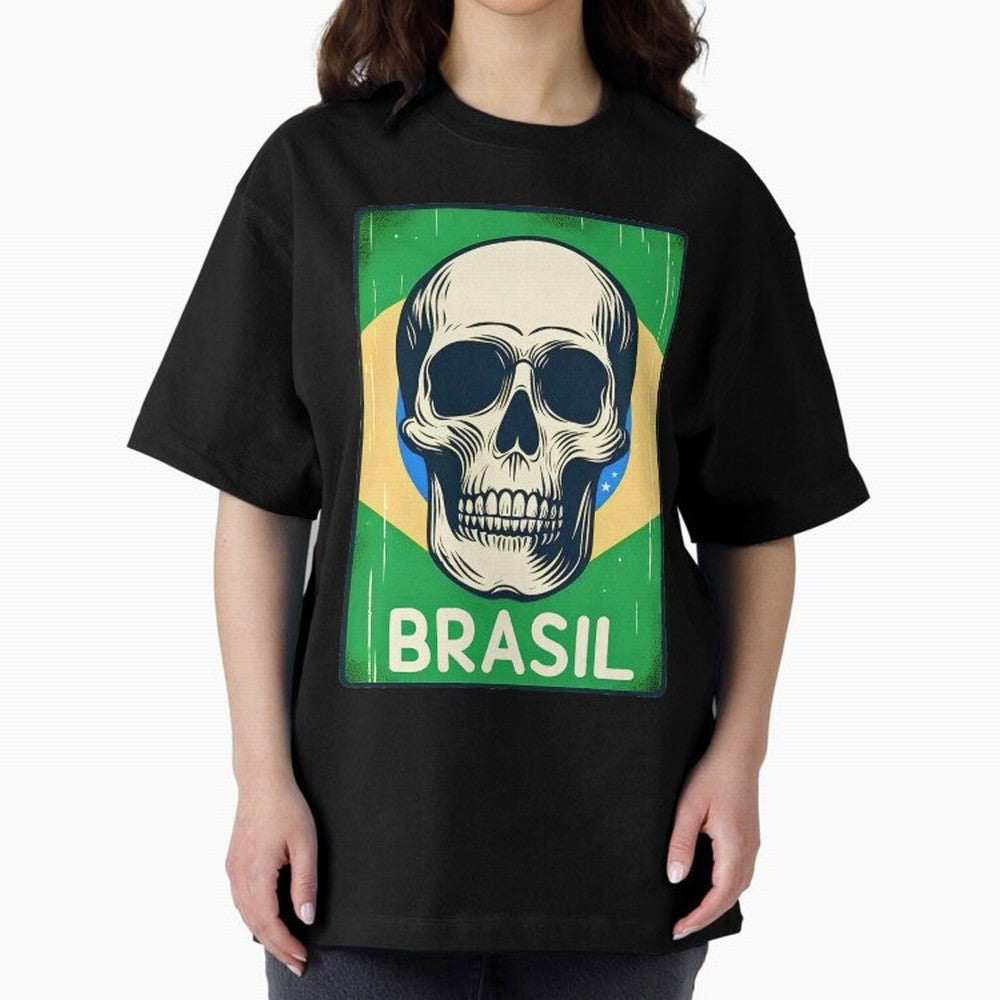 Brasil Classic T-Shirt Show Love for Legendary Goals in Global Football Passion for FIFA World Cup 2026 USA Canada Mexico, Centered on CR7, France, Vintage Soccer Flavor, Modern Football Stars, National Flags and Final Night Emotion; Ideal for Fans