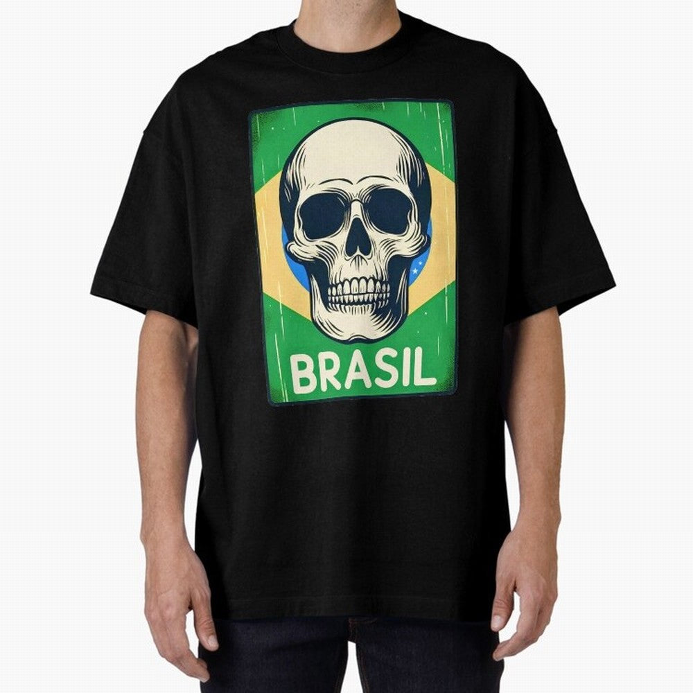 Brasil Classic T-Shirt Show Love for Legendary Goals in Global Football Passion for FIFA World Cup 2026 USA Canada Mexico, Centered on CR7, France, Vintage Soccer Flavor, Modern Football Stars, National Flags and Final Night Emotion; Ideal for Fans
