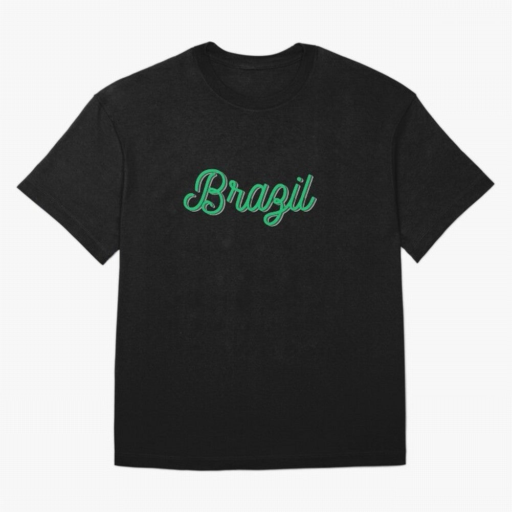 Brazil Classic T-Shirt Show Match Day Excitement for FIFA World Cup 2026 Centered on Messi and Cristiano Ronaldo, France and Portugal Energy, Sports Nostalgia, International Competition, Famous Players and Unforgettable Victories; Perfect for