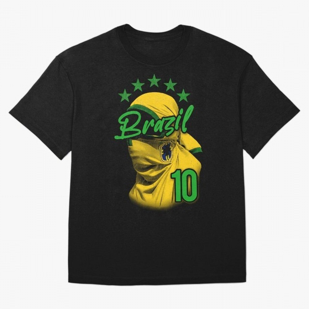 Design Brazil 10 Classic T-Shirt Celebrate Every Goal in FIFA World Cup 2026 USA Canada Mexico for Fans of Mbappe and Brazil, Bringing Football History, Final Match Energy, Crowd Noise and Once in a Lifetime Moments; Great for Watch Parties, Sports