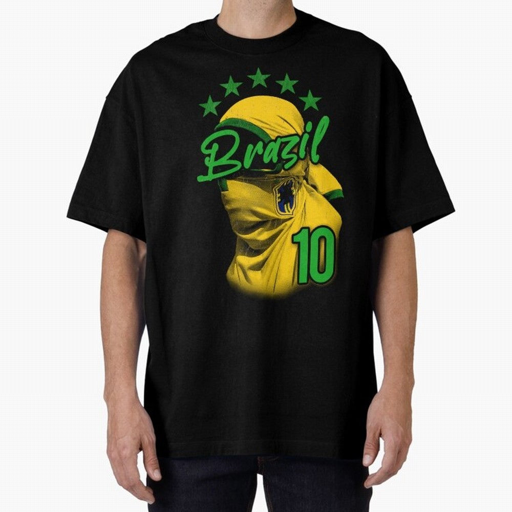 Design Brazil 10 Classic T-Shirt Celebrate Every Goal in FIFA World Cup 2026 USA Canada Mexico for Fans of Mbappe and Brazil, Bringing Football History, Final Match Energy, Crowd Noise and Once in a Lifetime Moments; Great for Watch Parties, Sports