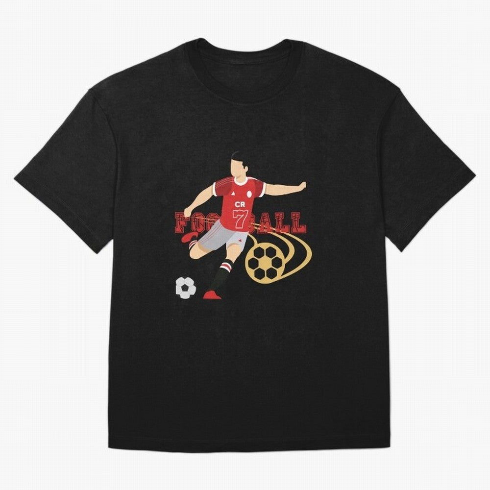 Ronaldo Football Icon Oversized T-Shirt Represent the FIFA World Cup 2026 USA Canada Mexico Journey through Cristiano Ronaldo Highlights, Argentina and Brazil Pride, Goal Celebration Energy, Supporter Heritage, Football Icons and Worldwide