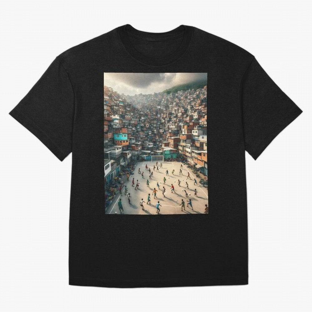 Favela Happiness Classic T-Shirt Remember Iconic Moments from FIFA World Cup 2026 Group Stage Spirit, Capturing France, Mbappe and Neymar, Soccer Culture, Superstar Moments, National Team Dreams and Competitive Fire; Great for Supporters Who Love