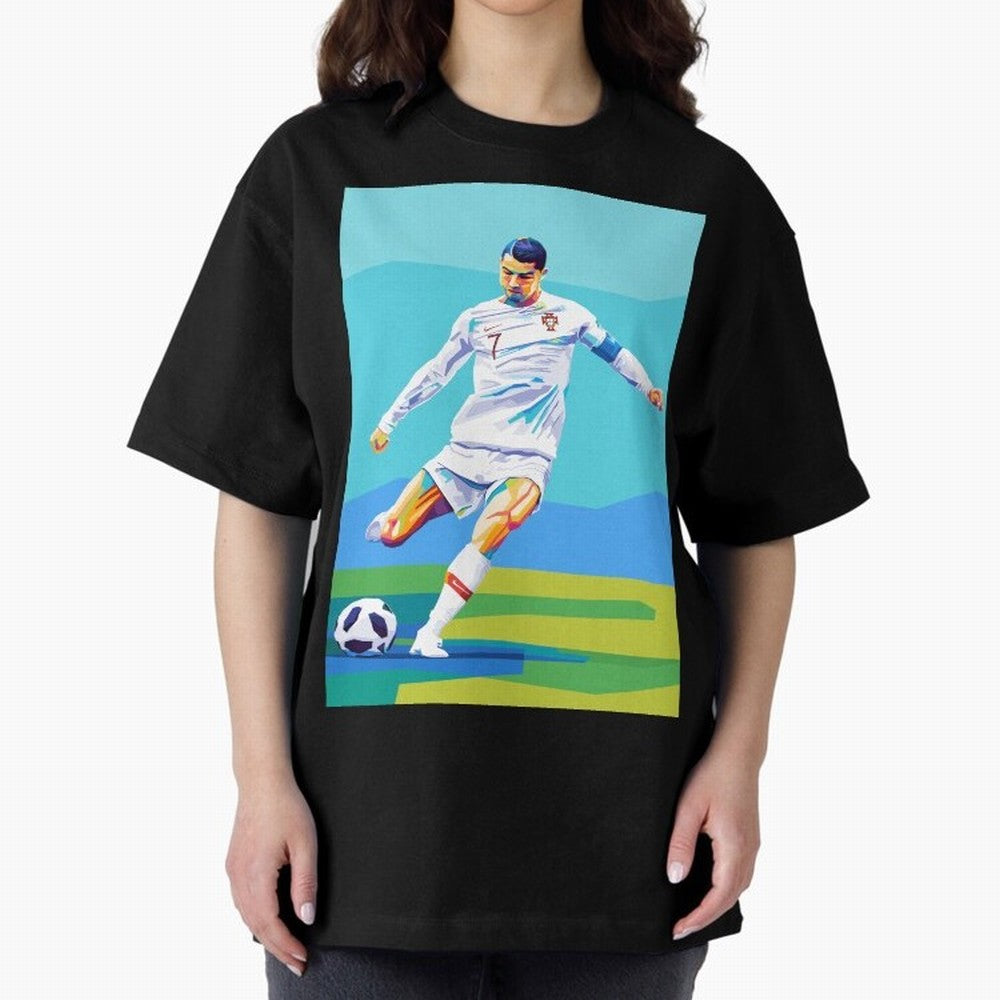 Cristiano Ronaldo Wpap Art Classic T-Shirt Represent FIFA World Cup 2026 Spirit, Inspired by Spain, Mbappe and Neymar, Match Day Excitement, Supporter Culture, Golden Goals and Global Football Passion; Built for Supporters Chasing Trophy Dreams,