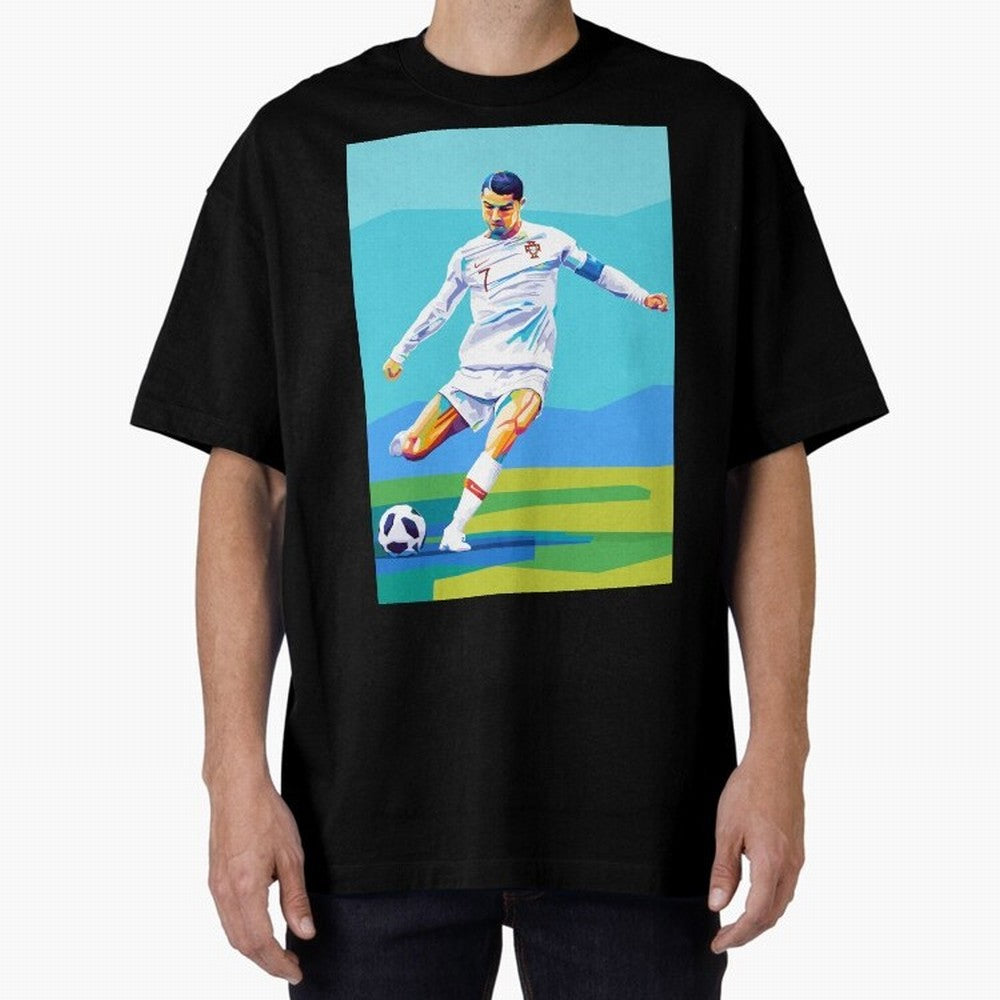 Cristiano Ronaldo Wpap Art Classic T-Shirt Represent FIFA World Cup 2026 Spirit, Inspired by Spain, Mbappe and Neymar, Match Day Excitement, Supporter Culture, Golden Goals and Global Football Passion; Built for Supporters Chasing Trophy Dreams,