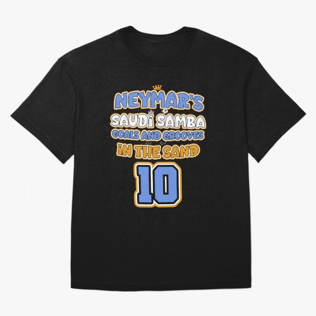 SAUDI SAMBA GOALS & GROOVES Oversized T-Shirt Show Your Love for Global Football Passion for FIFA World Cup 2026 Group Stage, Filled with Haaland, Spain, Global Supporter Spirit, Legendary Goals, National Colors and Tournament Celebration; Made for