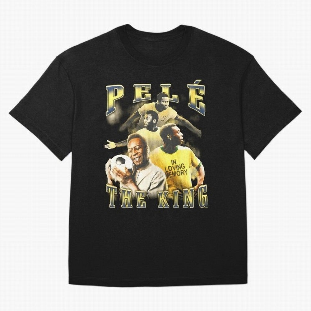 Pele Legend Essential T-Shirt Feel the Roar of FIFA World Cup 2026 for Fans of Messi, CR7 and Mbappe and Brazil, Bringing Sports Nostalgia, International Competition, Famous Players and Unforgettable Victories; Great for Supporters Who Love