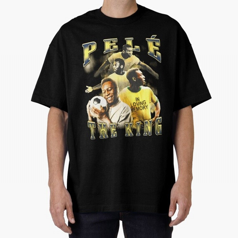 Pele Legend Essential T-Shirt Feel the Roar of FIFA World Cup 2026 for Fans of Messi, CR7 and Mbappe and Brazil, Bringing Sports Nostalgia, International Competition, Famous Players and Unforgettable Victories; Great for Supporters Who Love
