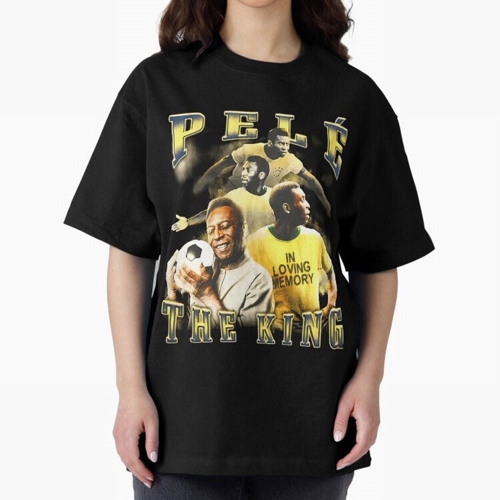 Pele Legend Essential T-Shirt Feel the Roar of FIFA World Cup 2026 for Fans of Messi, CR7 and Mbappe and Brazil, Bringing Sports Nostalgia, International Competition, Famous Players and Unforgettable Victories; Great for Supporters Who Love