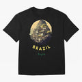 Brazil Style, Japanese Architecture Oversized T-Shirt Follow Every Goal of the FIFA World Cup 2026 Group Stage Journey through CR7 and Messi Highlights, Brazil, Portugal and Argentina Pride, Classic Soccer Heritage, Championship Pressure, Fan