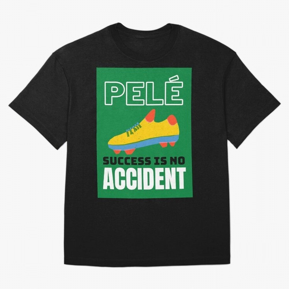 Copy of Pele Quote Success Is No Accident Graphic Oversized T-Shirt Mark FIFA World Cup 2026 Group Stage for Fans of Mbappe and Argentina, France and Brazil, Bringing Champion Mindset, Group Stage Buzz, Knockout Tension and Passionate Fan Culture;