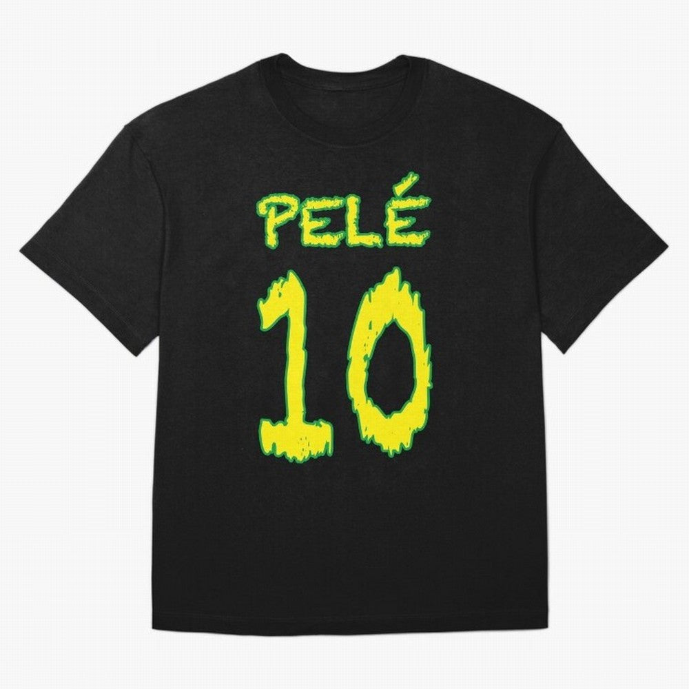 Pel¨¦ 10 Oversized T-Shirt Bring a Vintage Feel to Match Day Hype around FIFA World Cup 2026 Group Stage, Mbappe, France, Championship Spirit, Famous Goals, Roaring Crowds and International Football Unity; Great for Supporters Who Love Legendary