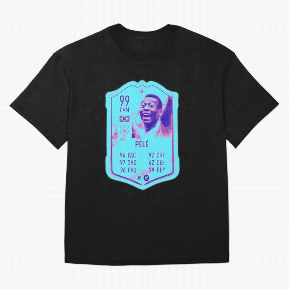 Pele Oversized T-Shirt Relive Legendary Nights from Match Day Hype around FIFA World Cup 2026 Group Stage, Mbappe, Argentina, France and Brazil, Tournament Hype, Historic Matchups, Family Viewing Parties and Global Sports Pride; Ideal for Fans Who