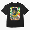 Signed Pele Shirt Oversized T-Shirt Cheer for FIFA World Cup 2026 Spirit, Highlighting England, Messi, CR7 and Mbappe, Championship Spirit, Famous Goals, Roaring Crowds and International Football Unity; Perfect for Supporters Who Want Bold Football