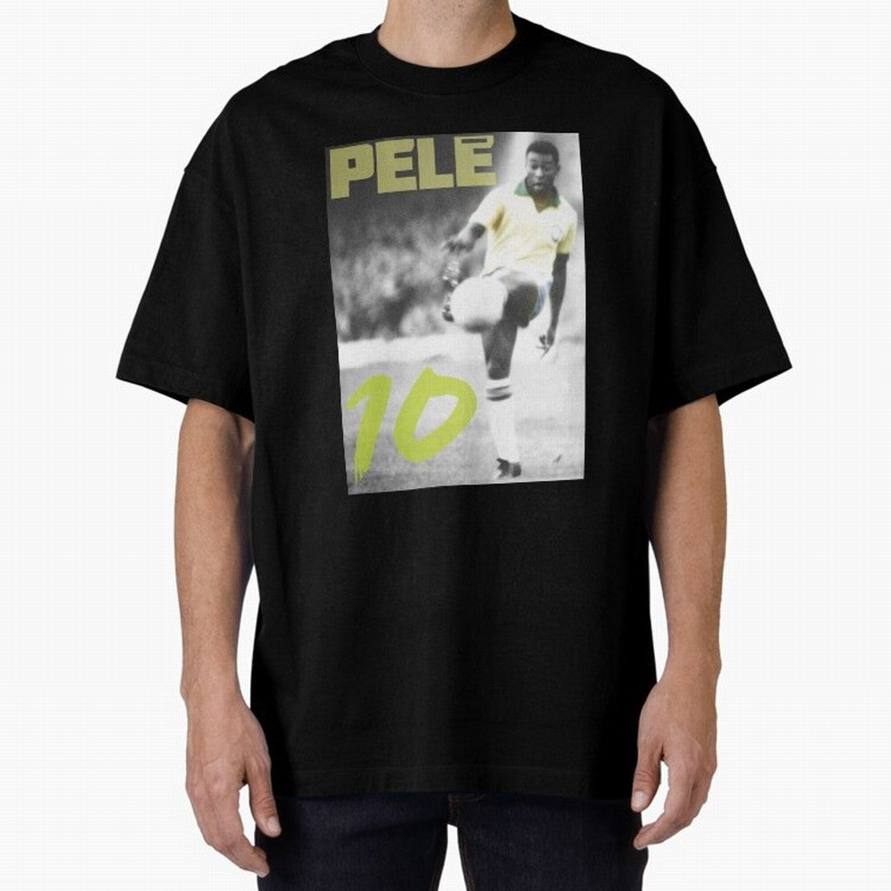 PELE Essential T-Shirt Carry the Dream of Global Football Passion for FIFA World Cup 2026 USA Canada Mexico, Inspired by Cristiano Ronaldo, Haaland and CR7, Argentina, Football History, Final Match Energy, Crowd Noise and Once in a Lifetime