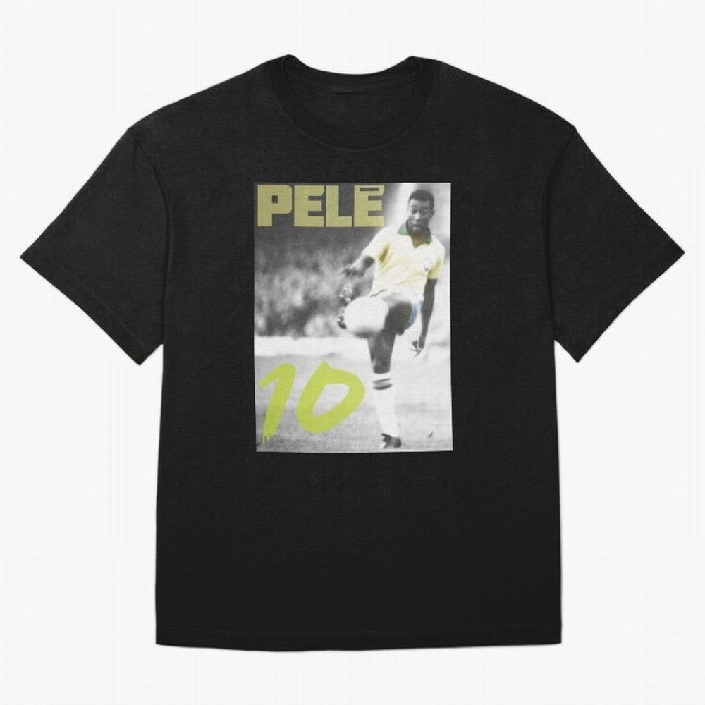 PELE Essential T-Shirt Carry the Dream of Global Football Passion for FIFA World Cup 2026 USA Canada Mexico, Inspired by Cristiano Ronaldo, Haaland and CR7, Argentina, Football History, Final Match Energy, Crowd Noise and Once in a Lifetime