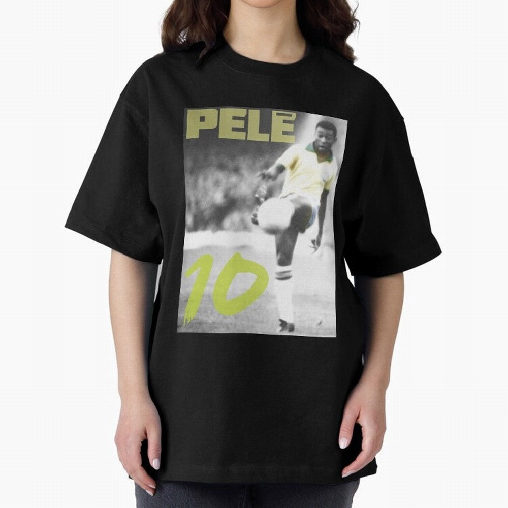 PELE Essential T-Shirt Carry the Dream of Global Football Passion for FIFA World Cup 2026 USA Canada Mexico, Inspired by Cristiano Ronaldo, Haaland and CR7, Argentina, Football History, Final Match Energy, Crowd Noise and Once in a Lifetime