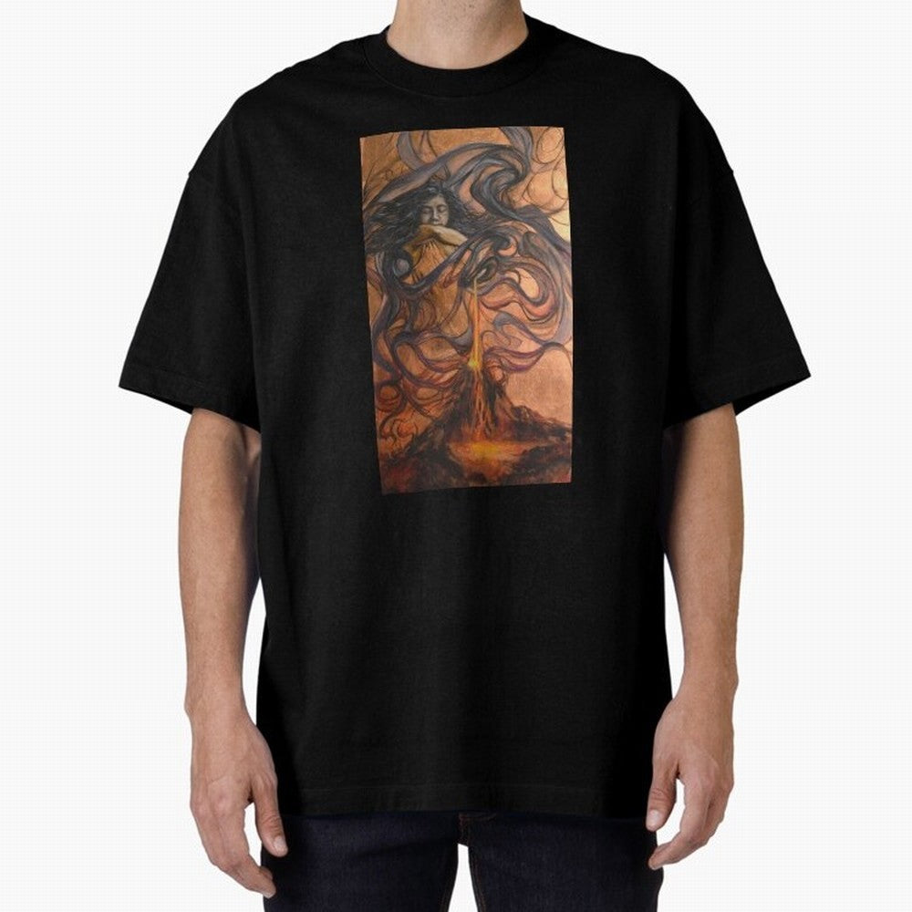 Pele Hawaiian Fire and Volcano Goddess painting Essential T-Shirt Celebrate the Stars of FIFA World Cup 2026 for Fans of Haaland and Spain, Bringing Match Day Excitement, Supporter Culture, Golden Goals and Global Football Passion; Ideal for Fans