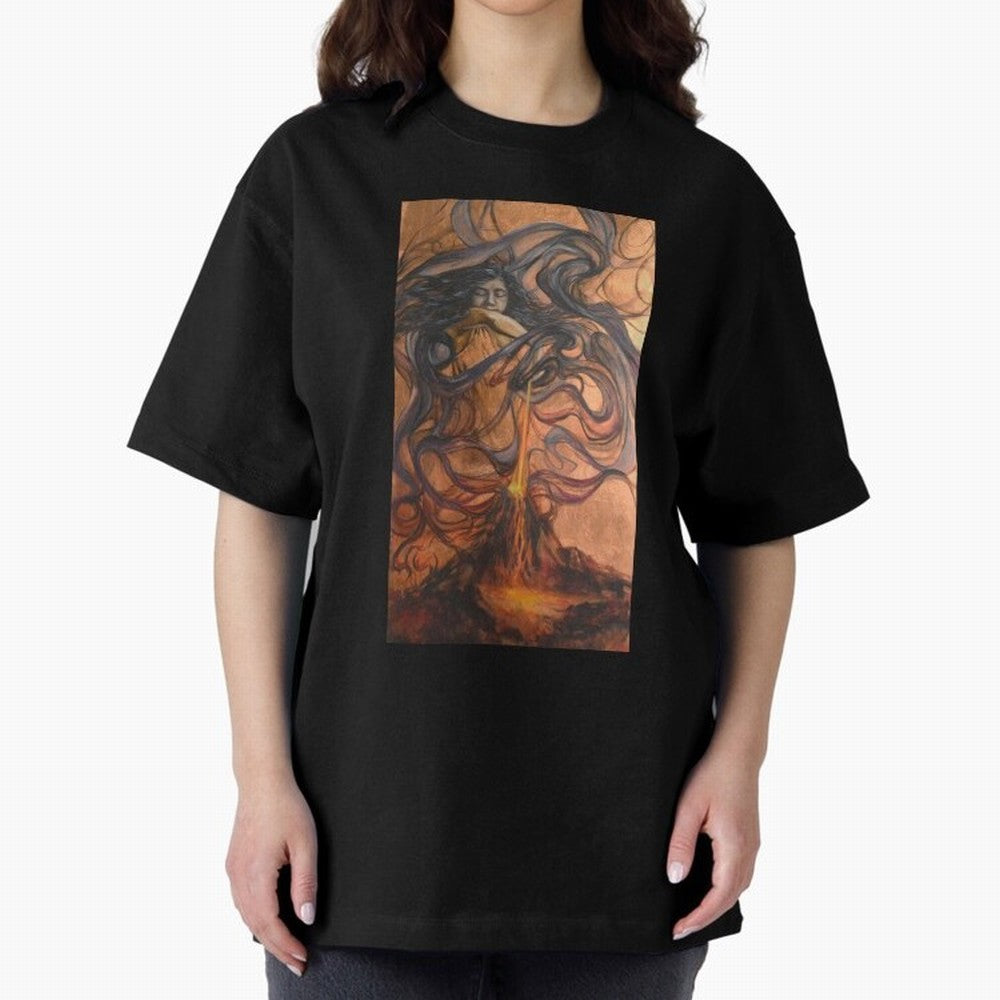Pele Hawaiian Fire and Volcano Goddess painting Essential T-Shirt Celebrate the Stars of FIFA World Cup 2026 for Fans of Haaland and Spain, Bringing Match Day Excitement, Supporter Culture, Golden Goals and Global Football Passion; Ideal for Fans