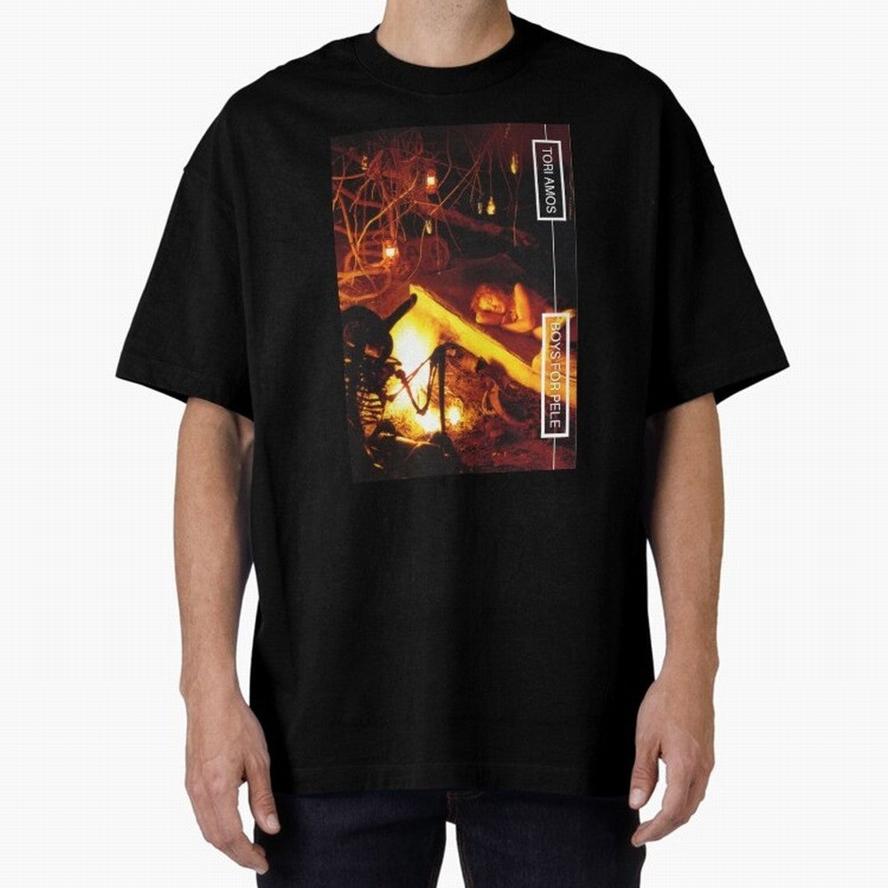 Tori Amos Boys For Pele Promo Alt Cover Album Art Fireside202 Oversized T-Shirt Show Your Love for FIFA World Cup 2026 Filled with CR7 and Messi, Netherlands Energy, Global Supporter Spirit, Legendary Goals, National Colors and Tournament
