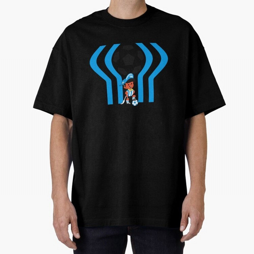 Argentina 78 Mascot Print1 Essential T-Shirt Bring a Vintage Feel to FIFA World Cup 2026 Featuring Messi, Neymar and Mbappe, Netherlands Energy, Football Festival Excitement, Trophy Ambitions, Country Rivalries and Star Player Buzz; Made for
