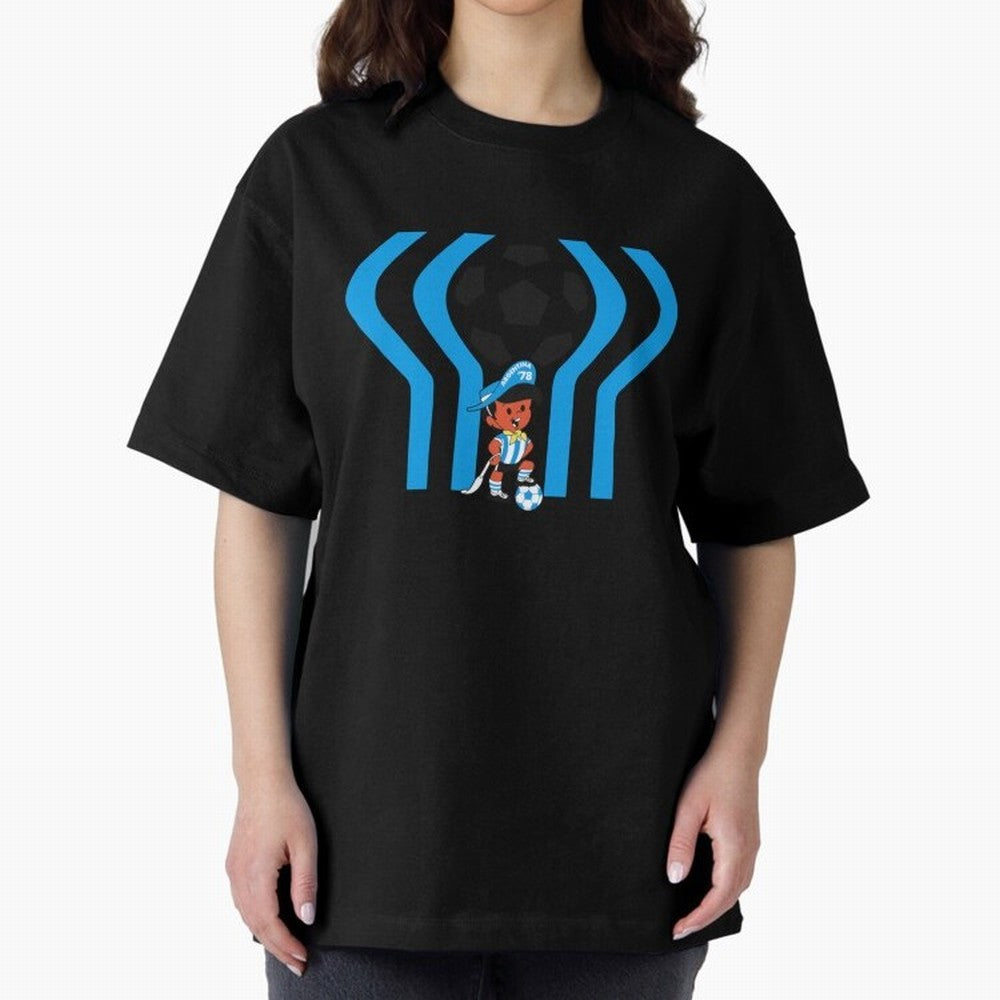 Argentina 78 Mascot Print1 Essential T-Shirt Bring a Vintage Feel to FIFA World Cup 2026 Featuring Messi, Neymar and Mbappe, Netherlands Energy, Football Festival Excitement, Trophy Ambitions, Country Rivalries and Star Player Buzz; Made for
