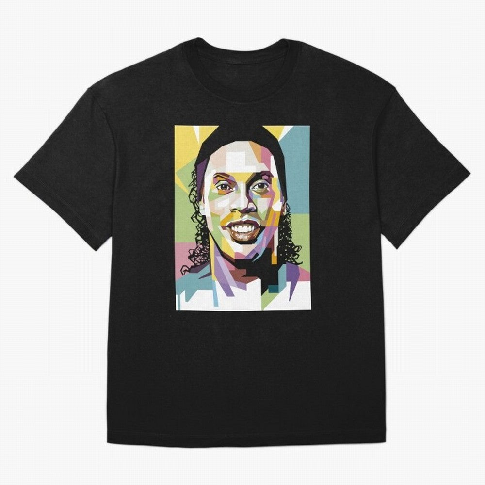 Ronaldinho Pop Art18 Classic T-Shirt Turn Football Passion into the FIFA World Cup 2026 Group Stage Journey through Neymar Highlights, Portugal, Spain and Germany Pride, Retro Football Energy, Iconic Rivalries, Trophy Chase Drama and Stadium