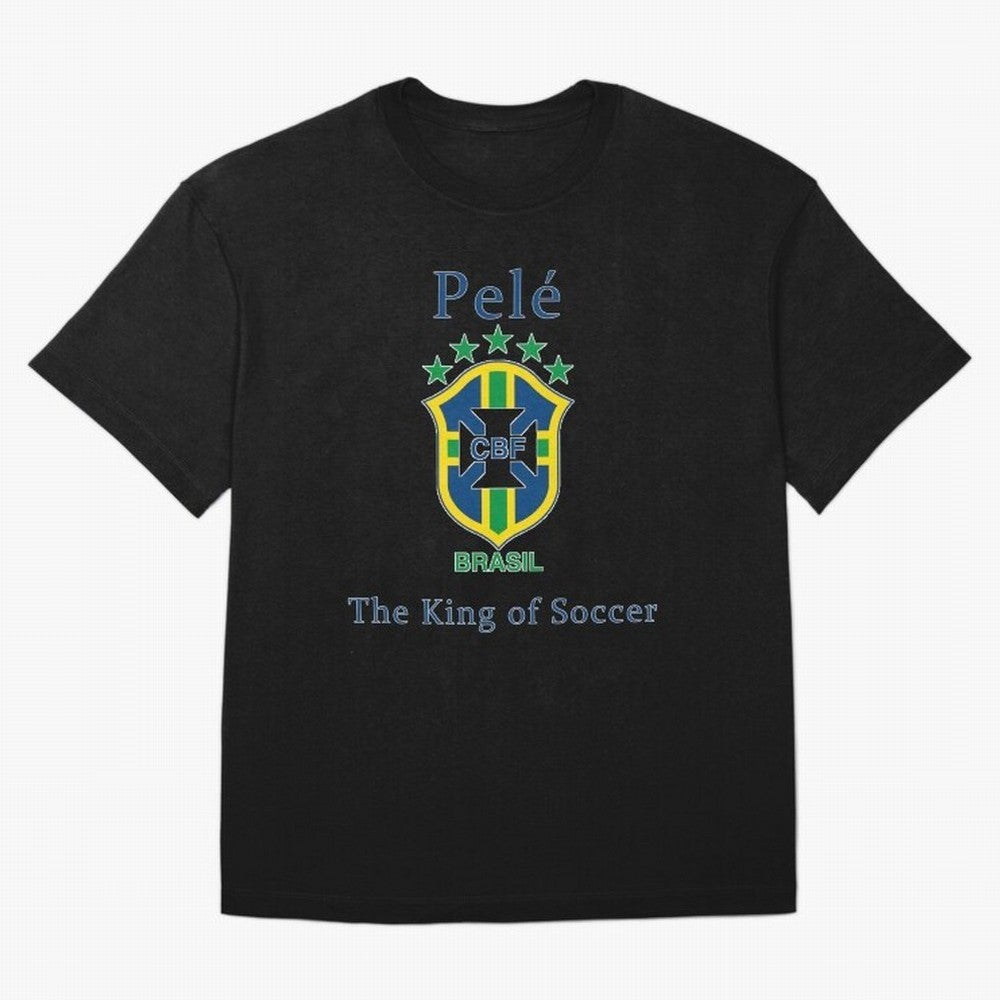 Pele king of soccer Essential T-Shirt Celebrate Football Dreams Across FIFA World Cup 2026 Group Stage Featuring Haaland and Mbappe, Argentina, France and Brazil Energy, Soccer Culture, Superstar Moments, National Team Dreams and Competitive Fire;