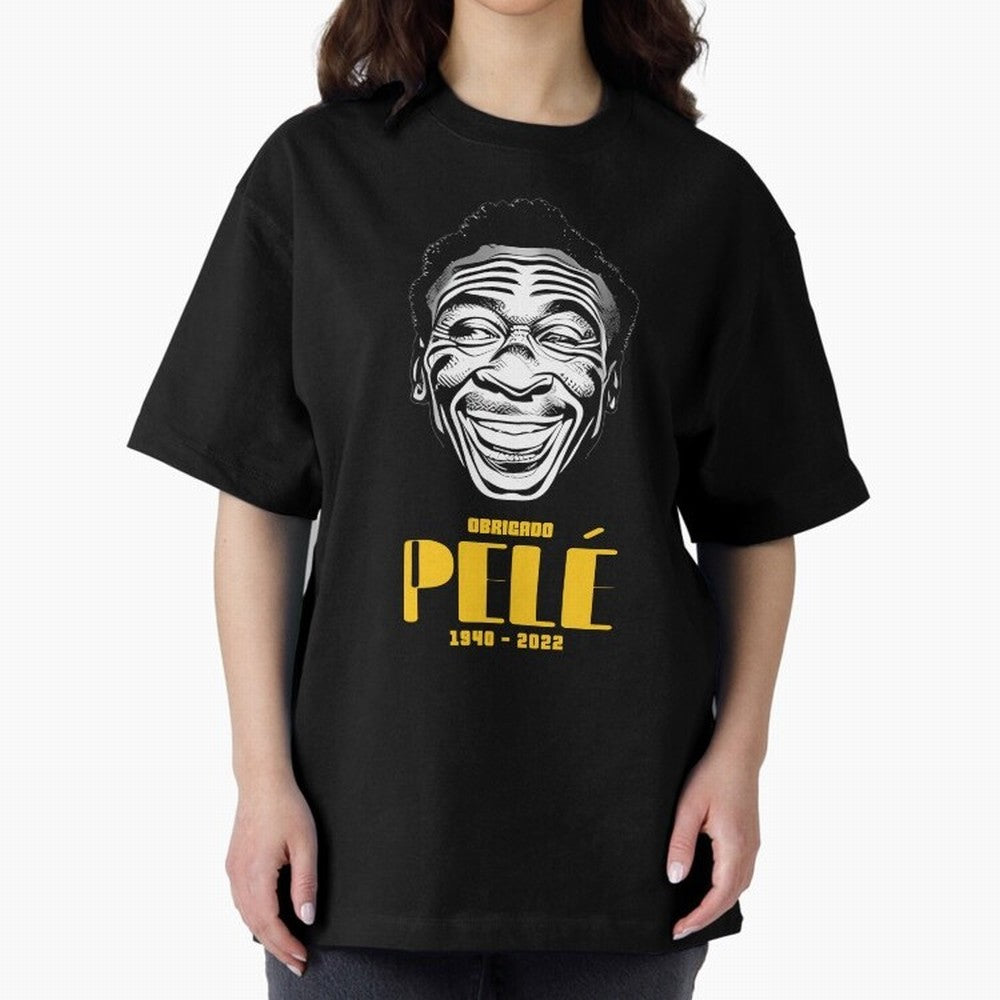 Pel¨¦ O Rei | Obrigado Pel¨¦ Essential T-Shirt Feel the Trophy Chase of Global Football Passion for FIFA World Cup 2026 USA Canada Mexico, Inspired by Neymar, Brazil, Tournament Hype, Historic Matchups, Family Viewing Parties and Global Sports