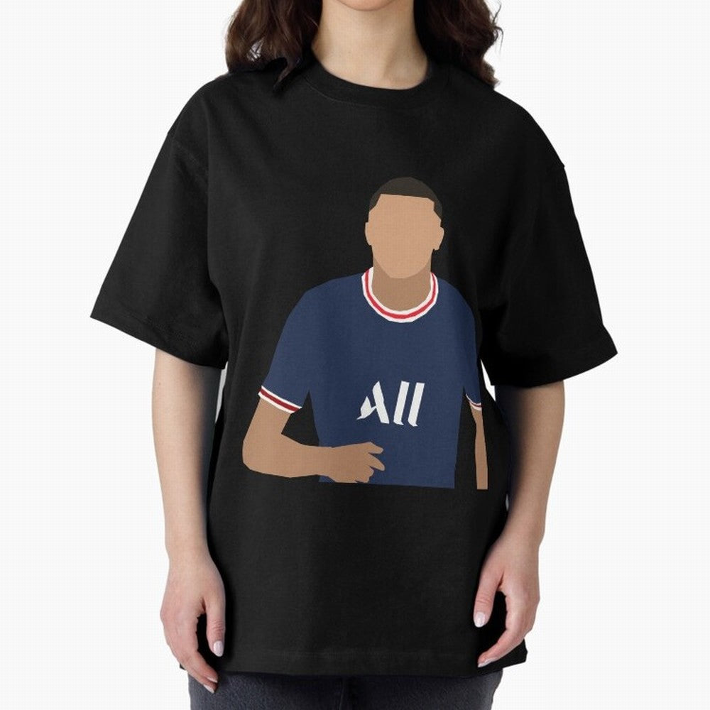 mbappe celebration Oversized T-Shirt Capture FIFA World Cup 2026 Group Stage Spirit, Driven by Portugal, CR7, Football Festival Excitement, Trophy Ambitions, Country Rivalries and Star Player Buzz; Perfect for Supporters Who Want Bold Football