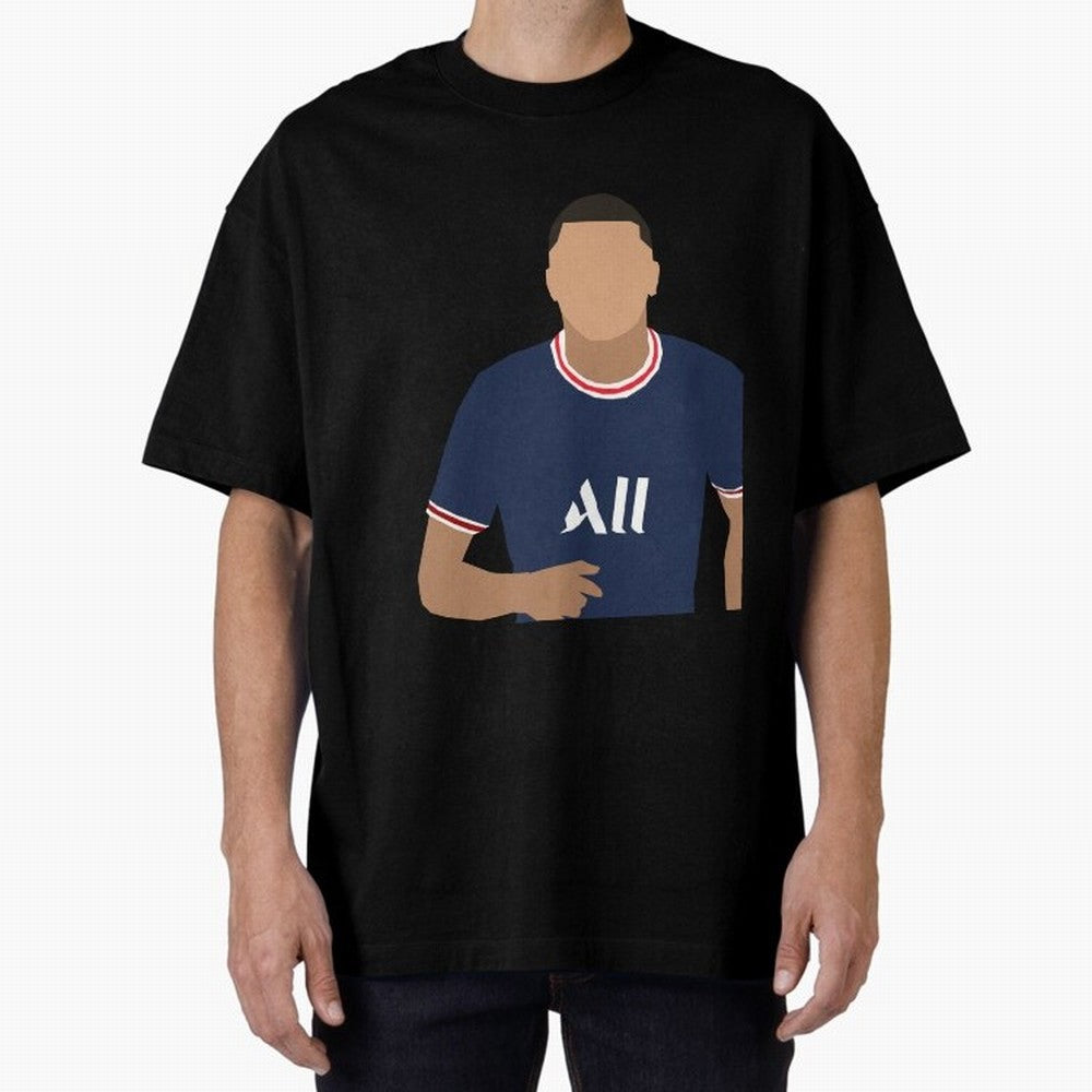 mbappe celebration Oversized T-Shirt Capture FIFA World Cup 2026 Group Stage Spirit, Driven by Portugal, CR7, Football Festival Excitement, Trophy Ambitions, Country Rivalries and Star Player Buzz; Perfect for Supporters Who Want Bold Football