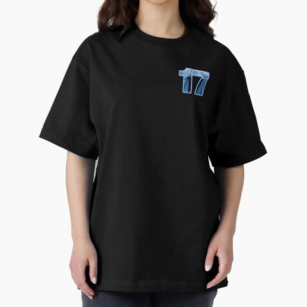 Kevin De Bruyne 17 Cut-out Oversized T-Shirt Join the Countdown to Match Day Hype around FIFA World Cup 2026 USA Canada Mexico, Haaland, England and Germany, Soccer Culture, Superstar Moments, National Team Dreams and Competitive Fire; Ideal for