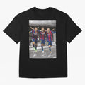 Messi Neymar Suarez Premium T-Shirt Follow the Road to Match Day Hype around FIFA World Cup 2026 USA Canada Mexico, CR7 and Messi, Netherlands, Sports Nostalgia, International Competition, Famous Players and Unforgettable Victories; Ideal for