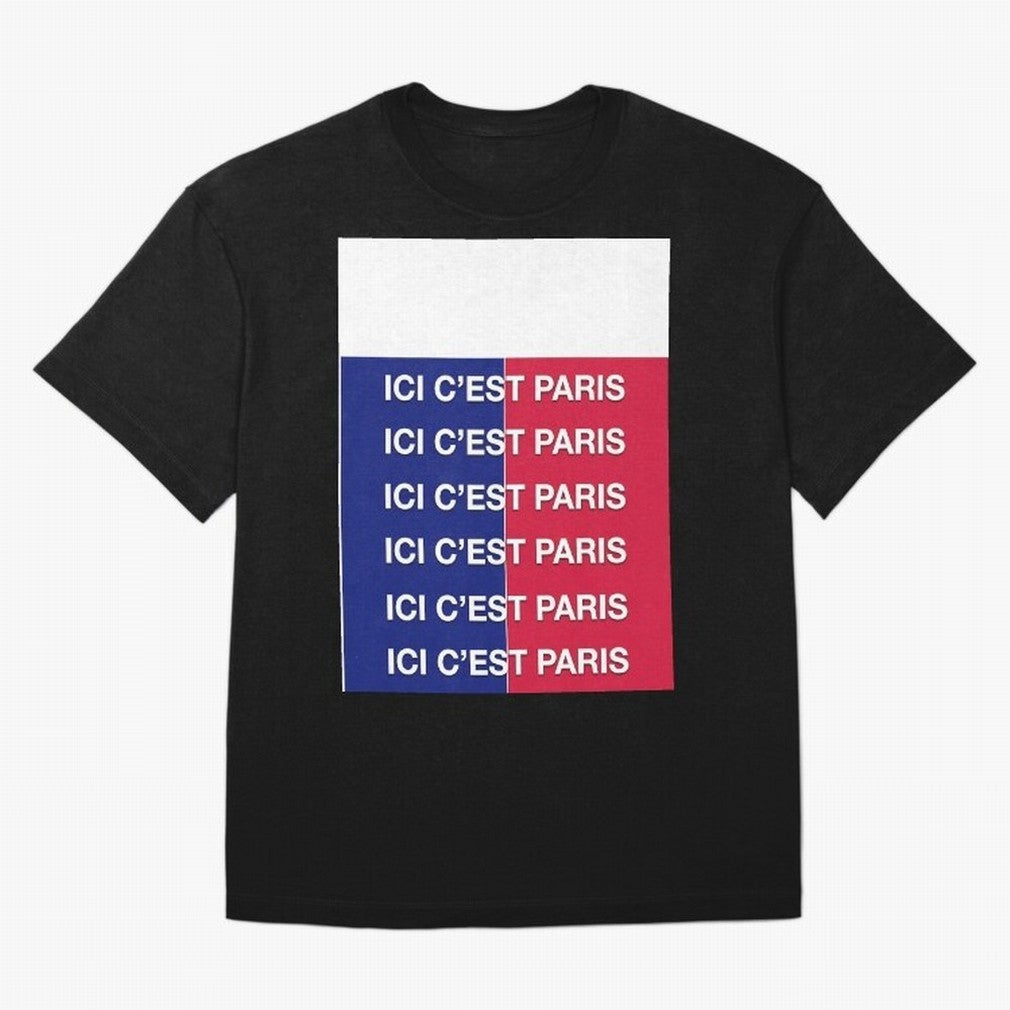 ICI C'EST PARIS Graphic T-Shirt Honor Champions and Dreams in FIFA World Cup 2026 Highlighting Messi, Neymar and Mbappe, France and Portugal Energy, Fan Favorite Moments, National Team Passion, Big Match Drama and Soccer History; Great for