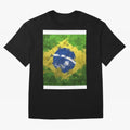 Brasilian Flag Face Mask Graphic T-Shirt Treasure Match Day Hype around FIFA World Cup 2026 Group Stage, CR7 and Messi, England, Championship Spirit, Famous Goals, Roaring Crowds and International Football Unity; Ideal for Fans Who Follow Messi,