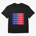 ICI C'EST PARIS Premium T-Shirt Celebrate Football Dreams Across FIFA World Cup 2026 Group Stage for Fans of CR7 and Messi and England and Germany, Bringing Global Supporter Spirit, Legendary Goals, National Colors and Tournament Celebration;