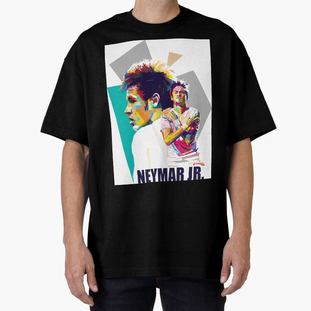 Young Neymar WPAP art Premium T-Shirt Join Supporters Worldwide for Global Football Passion for FIFA World Cup 2026, Inspired by Messi, Neymar and Mbappe, England, Football Passion, Legendary Performances, Festival Vibes and Supporter Community;