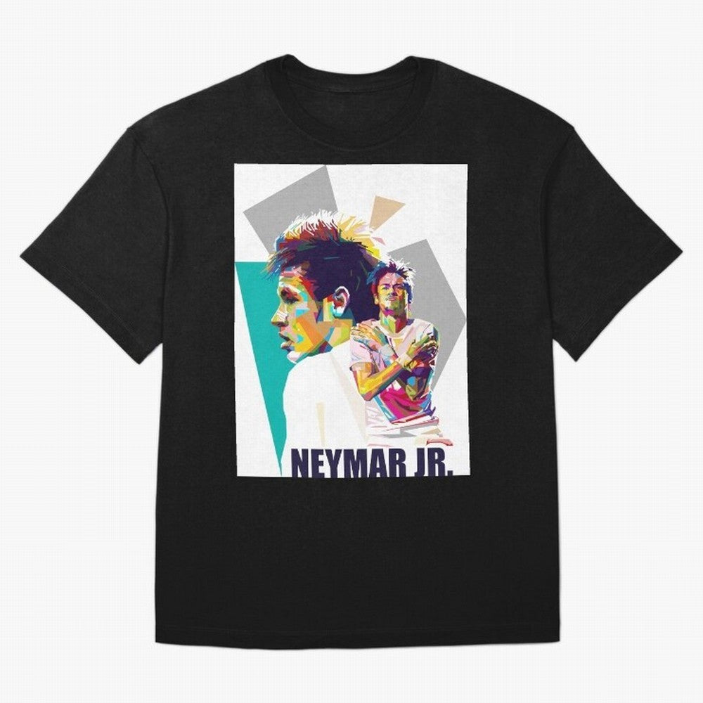 Young Neymar WPAP art Premium T-Shirt Join Supporters Worldwide for Global Football Passion for FIFA World Cup 2026, Inspired by Messi, Neymar and Mbappe, England, Football Passion, Legendary Performances, Festival Vibes and Supporter Community;