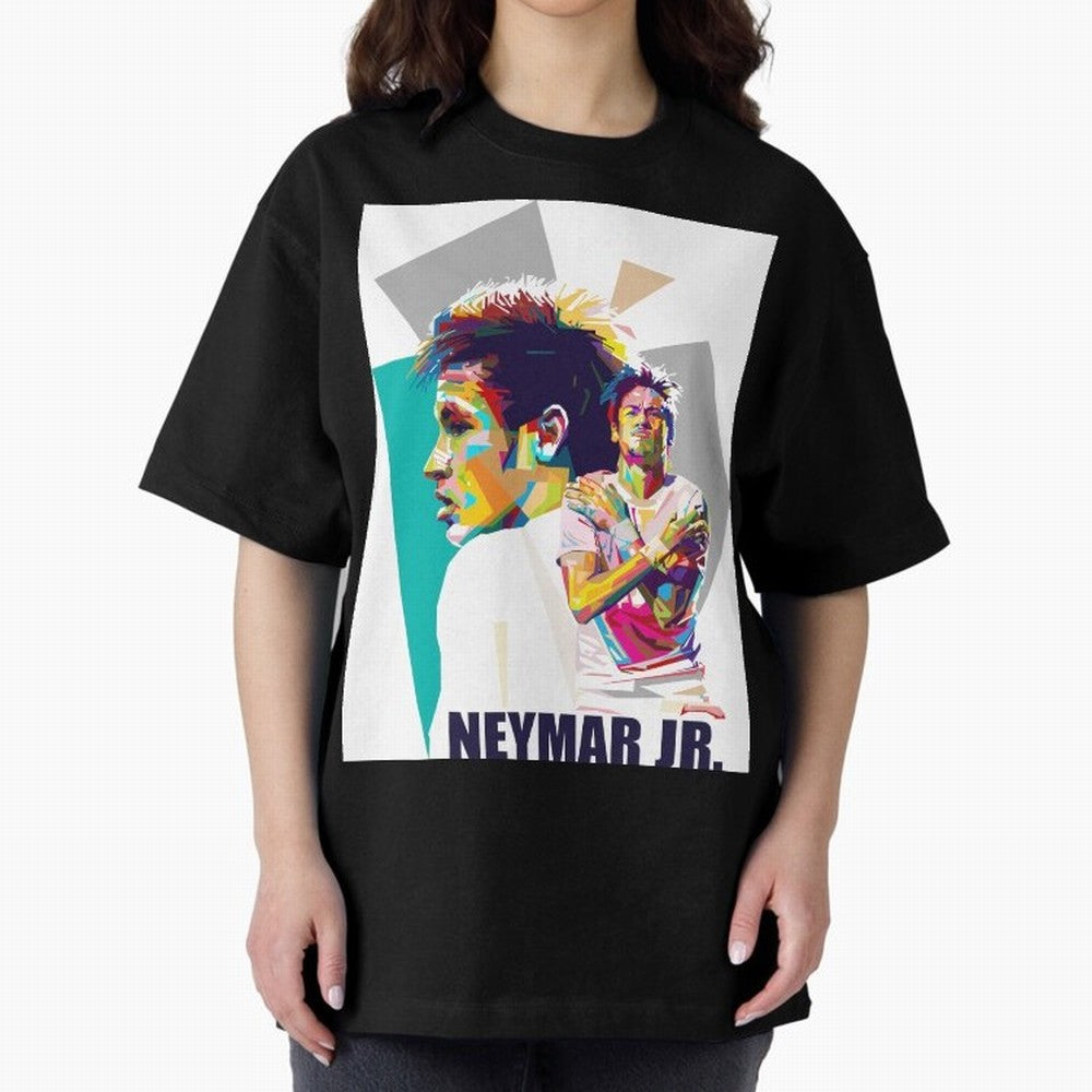 Young Neymar WPAP art Premium T-Shirt Join Supporters Worldwide for Global Football Passion for FIFA World Cup 2026, Inspired by Messi, Neymar and Mbappe, England, Football Passion, Legendary Performances, Festival Vibes and Supporter Community;