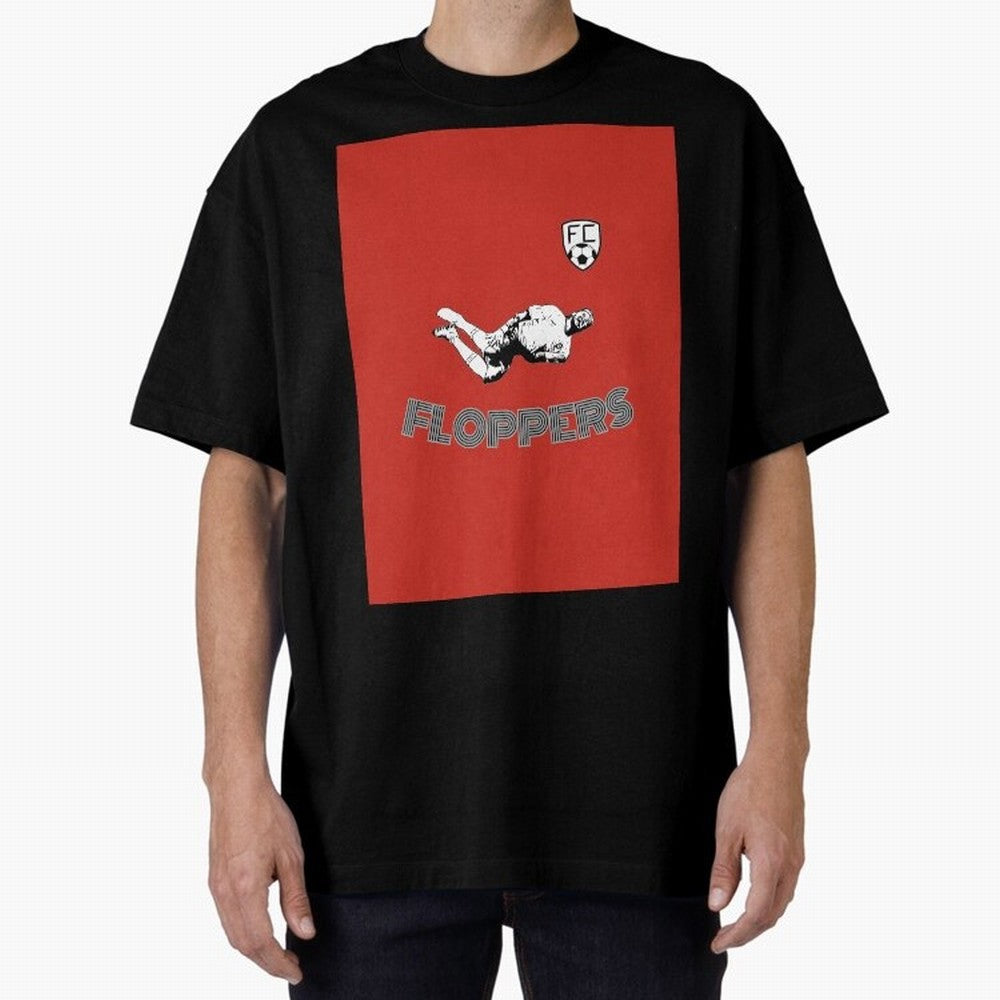 Floppers FC - Unique and Original Design Graphic T-Shirt Wear the Spirit of FIFA World Cup 2026 for Fans of CR7 and Messi and France, Bringing Vintage Soccer Flavor, Modern Football Stars, National Flags and Final Night Emotion; Perfect for Fans,