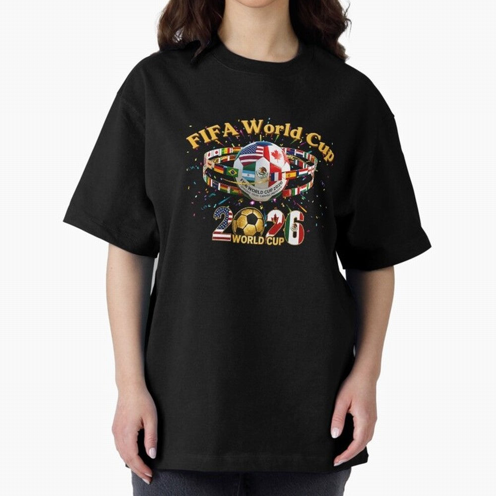 2026 World Cup Soccer World Flags Stadium Graphic Classic T-Shirt Upgrade FIFA World Cup 2026 for Fans of Mbappe and England, Bringing Football Festival Excitement, Trophy Ambitions, Country Rivalries and Star Player Buzz; Ideal for Passionate Fans
