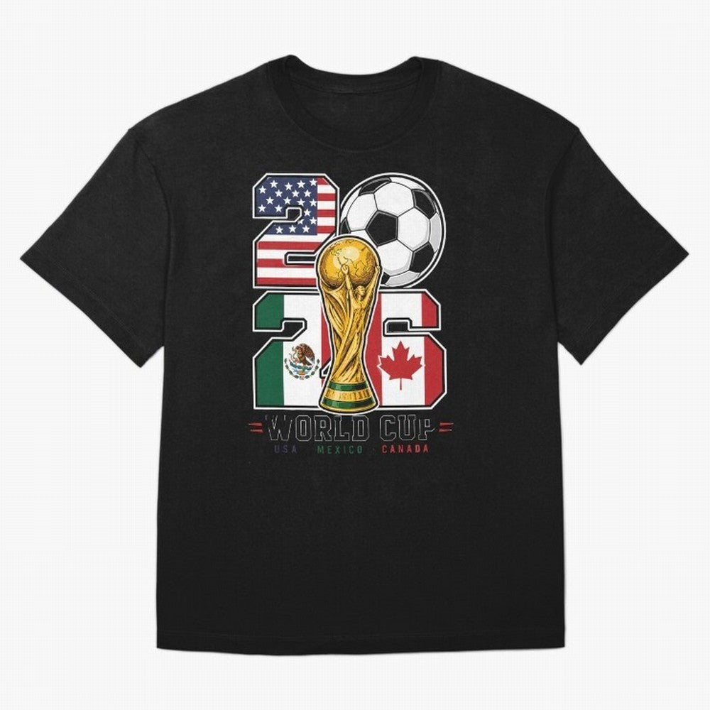 2026 Soccer World Cup Football Design Classic T-Shirt Keep the Match Day Mood of Match Day Hype around FIFA World Cup 2026 Group Stage, Haaland, Portugal, Spain and Germany, Fan Favorite Moments, National Team Passion, Big Match Drama and Soccer