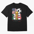 2026 Soccer World Cup Football Design Classic T-Shirt Keep the Match Day Mood of Match Day Hype around FIFA World Cup 2026 Group Stage, Haaland, Portugal, Spain and Germany, Fan Favorite Moments, National Team Passion, Big Match Drama and Soccer