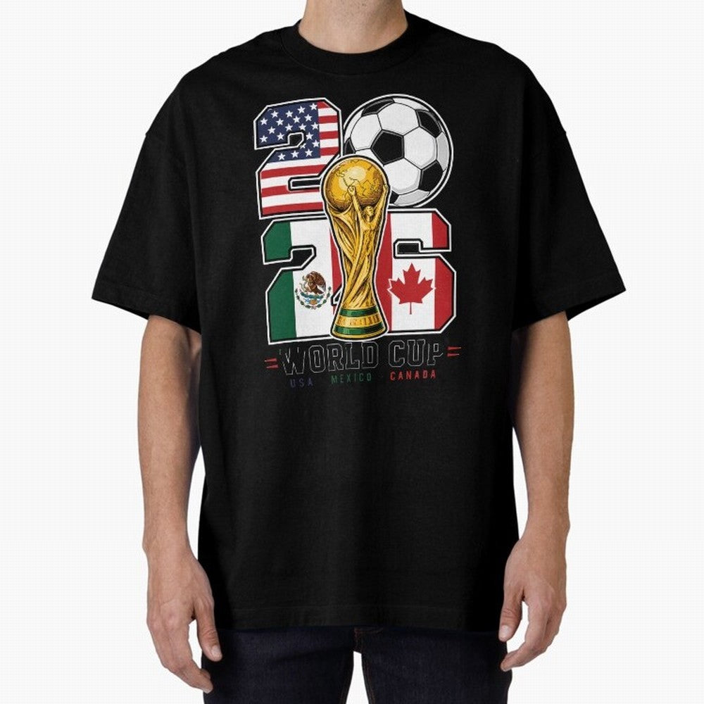 2026 Soccer World Cup Football Design Classic T-Shirt Keep the Match Day Mood of Match Day Hype around FIFA World Cup 2026 Group Stage, Haaland, Portugal, Spain and Germany, Fan Favorite Moments, National Team Passion, Big Match Drama and Soccer