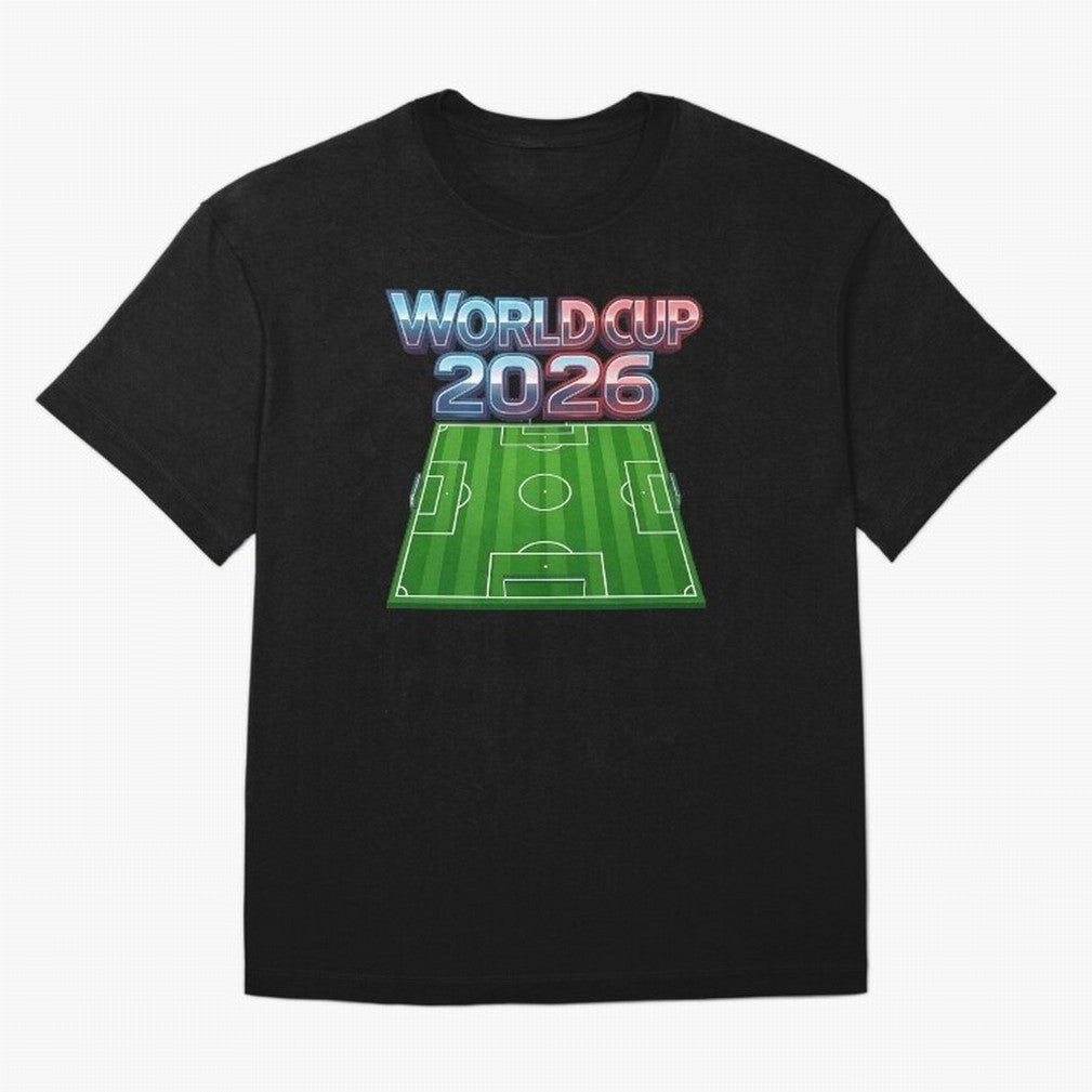 WORLD CUP 2026 Classic T-Shirt Embrace FIFA World Cup 2026 Featuring Messi, CR7 and Mbappe, England and Germany Energy, Championship Spirit, Famous Goals, Roaring Crowds and International Football Unity; Great for Supporters Who Love Legendary